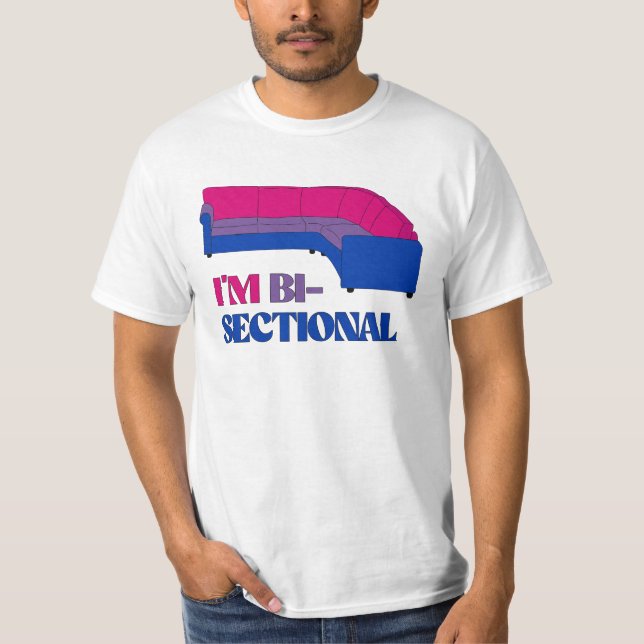 Jag är bisektionell t shirt (Framsida)