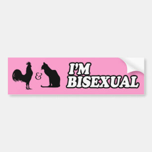 JAG ÄR BISEXUELL -.png Bildekal
