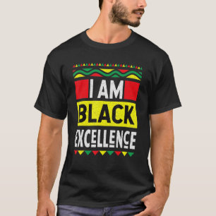Jag är Black Excellence Black History Month Africa T Shirt