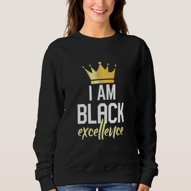 Jag är Black Excellence T Shirt (Framsida)