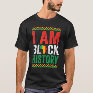 Jag är Black History 2022 För barn Boys Black Hist T Shirt