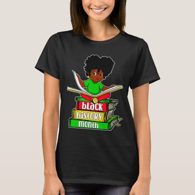 Jag är Black History African American Black Pride  T Shirt (Framsida)