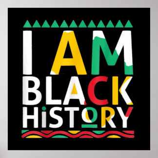 Jag är Black History African Poster
