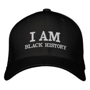 Jag är Black History Broderad Keps