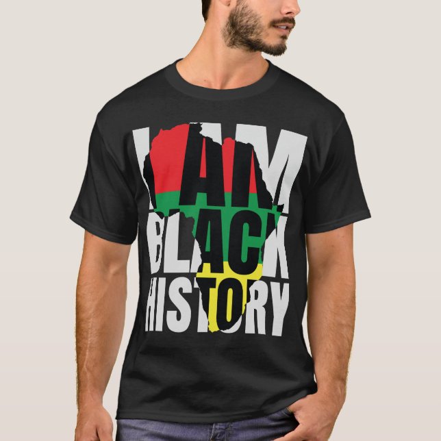 Jag är Black History Essential T Shirt (Framsida)