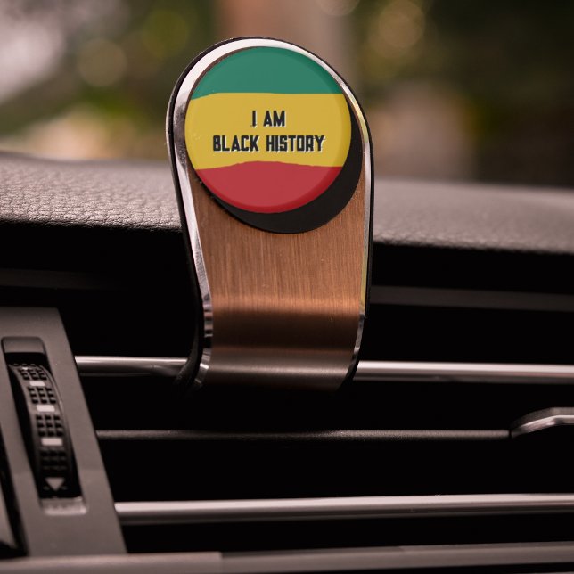 Jag är Black History Flagga Magnet (I am Black History Magnet 
)