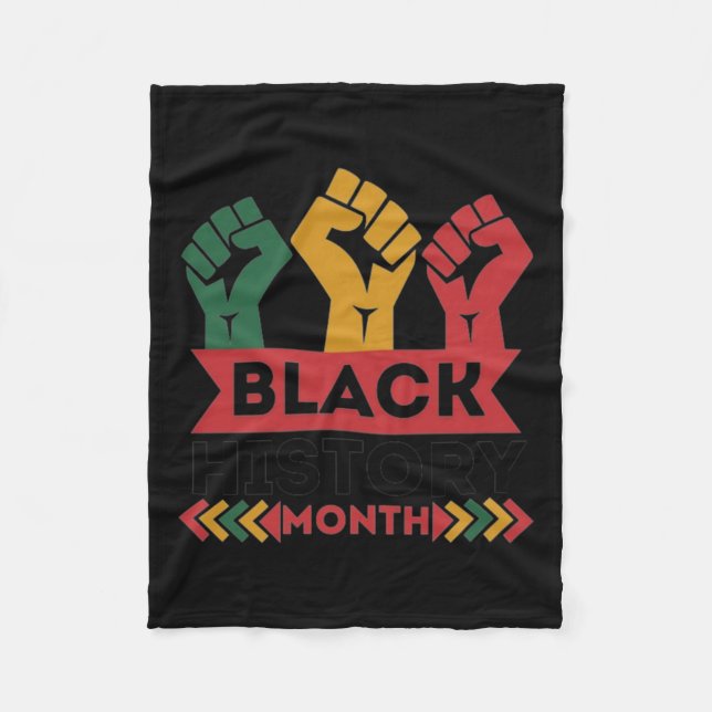 Jag är Black History Fleecefilt (Framsidan)
