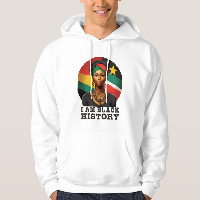 Jag är Black History Hoodie (Framsida)