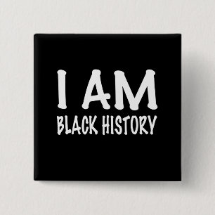 Jag är Black History Knapp