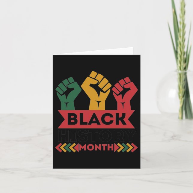 Jag är Black History Kort (Framsida)