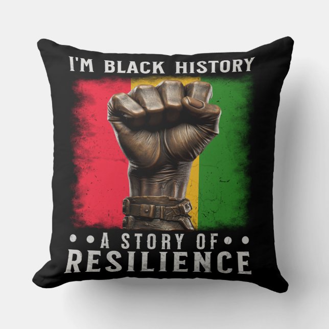 JAG ÄR BLACK HISTORY KUDDE (Framsida)