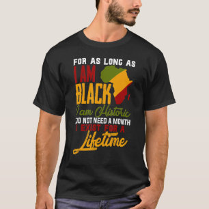 Jag är Black History Life Coola Black History Mon T Shirt