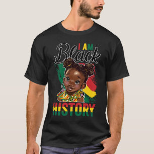 Jag är Black History Little Melanin Princes BHM BL T Shirt