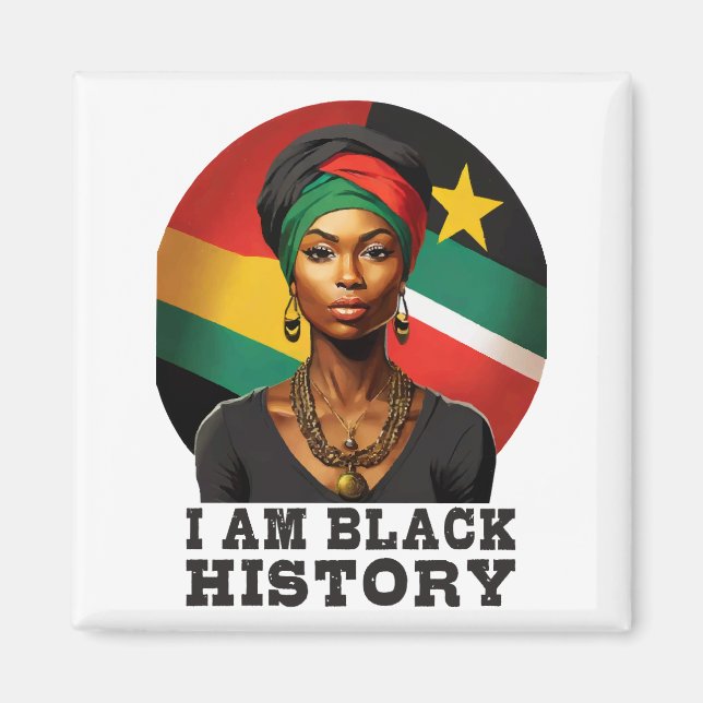Jag är Black History Magnet (Framsidan)