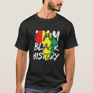 Jag är Black History Månad Pride African America M T Shirt