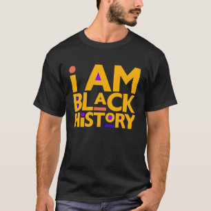 Jag är Black History Melanin African American Mamm T Shirt