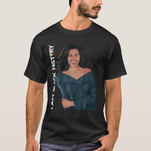 Jag är Black History Michelle Obama Internationell T Shirt