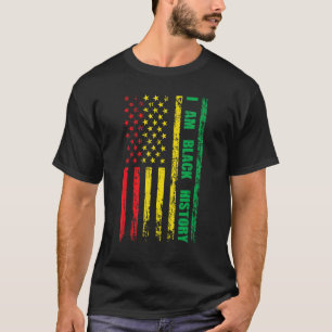 Jag är Black History Month African American Amer T Shirt
