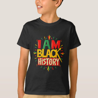 Jag är Black History Month African American Boys G T Shirt