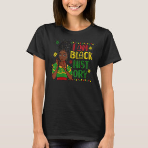 Jag är Black History Month African American Kids G T Shirt