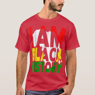 Jag är Black History Month African American Pride  T Shirt