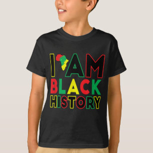 Jag är Black History Month African American Pride T Shirt