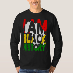 Jag är Black History Month African American Pride  T Shirt