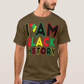 Jag är Black History Month African American Pride T Shirt
