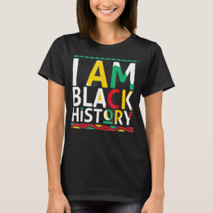 Jag är Black History Month African American Pride T Shirt