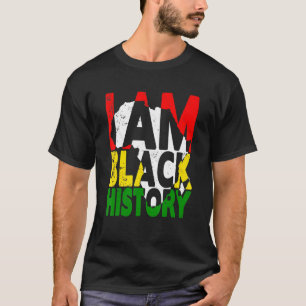 Jag är Black History Month African American Pride T Shirt