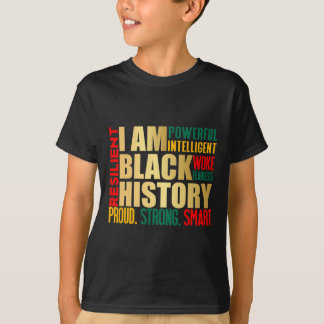 Jag är Black History Month American African Pride  T Shirt