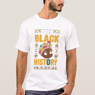 Jag är Black History Month Black Melanin T Shirt