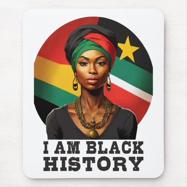 Jag är Black History Musmatta (Framsidan)