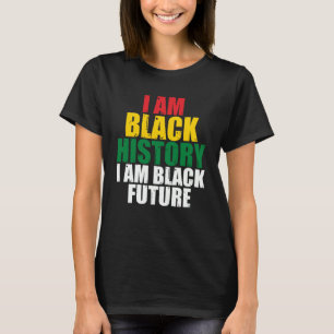 Jag är Black History och Future African American f T Shirt