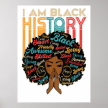Jag är Black History Poster