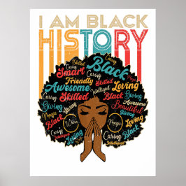 Jag är Black History Poster