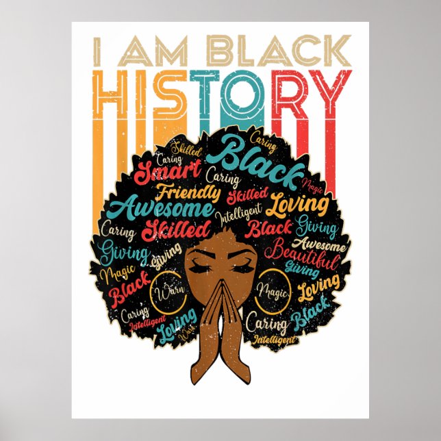 Jag är Black History Poster (Framsidan)