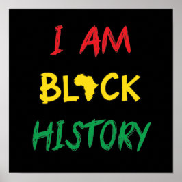 Jag är Black History Poster