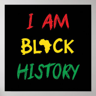 Jag är Black History Poster