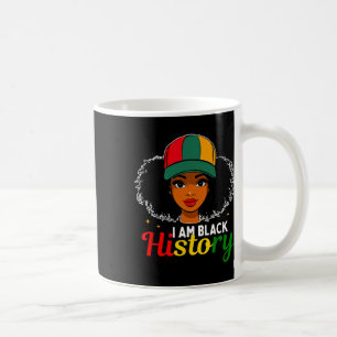 Jag är Black History som firar Pridet Black Cultur Kaffemugg
