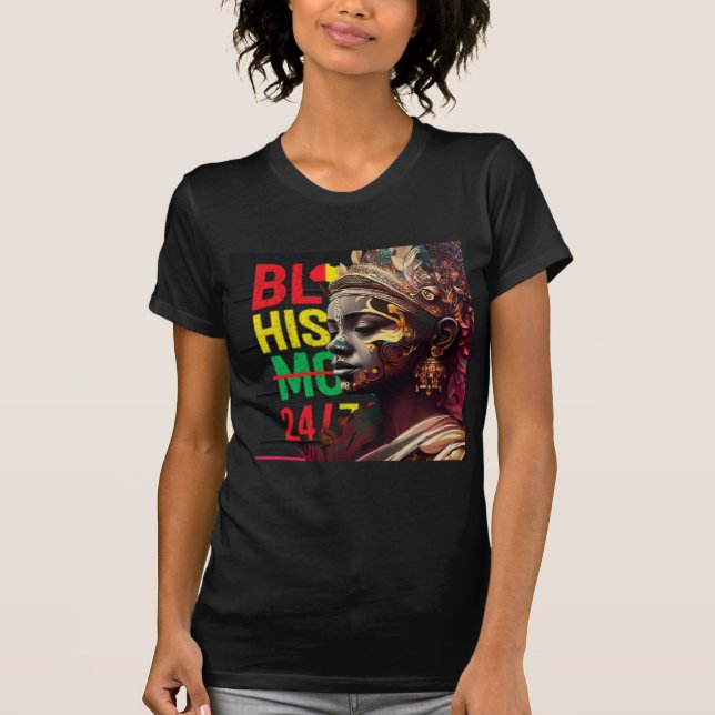 Jag är Black History Svg, Black History month Svg, T Shirt (Framsida)