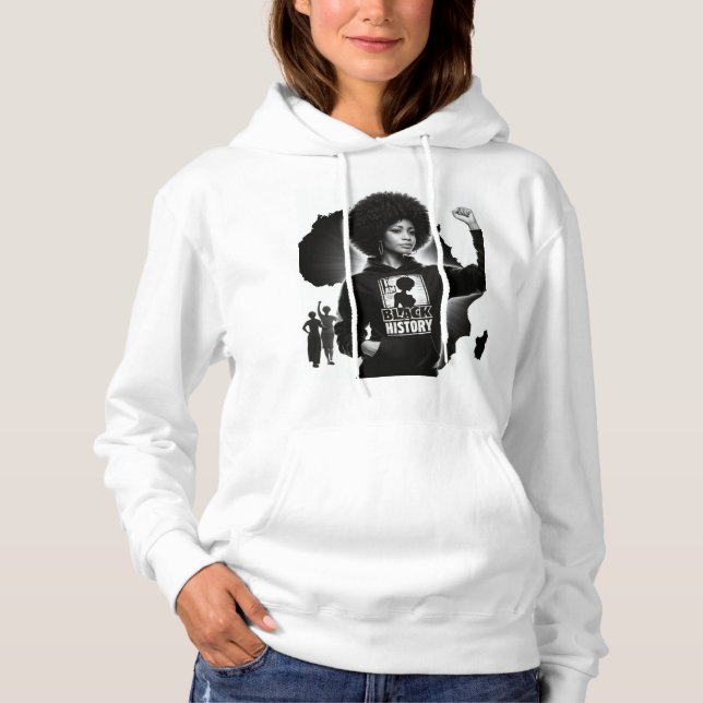 Jag är Black History Sweatshirt T Shirt (Framsida)