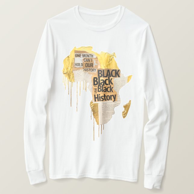 Jag är Black History T Shirt (Design framsida)
