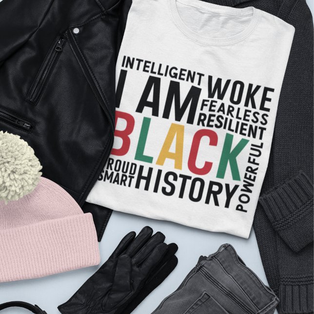 Jag är Black History T Shirt (Skapare uppladdad)