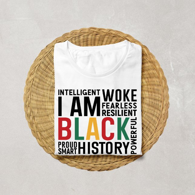 Jag är Black History T Shirt (Skapare uppladdad)