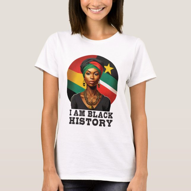 Jag är Black History T Shirt (Framsida)
