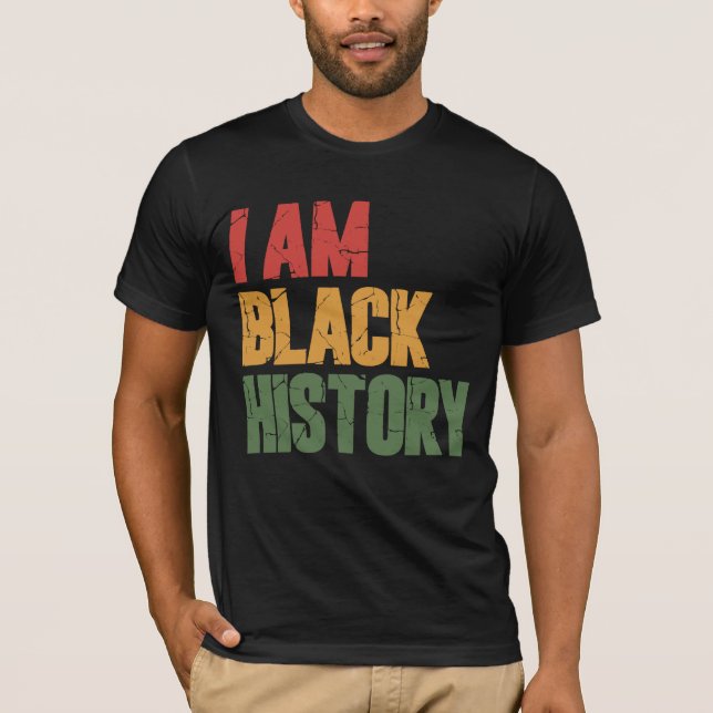 Jag är Black History T Shirt (Framsida)