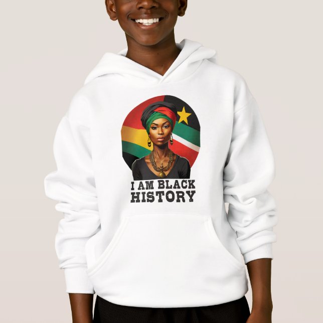 Jag är Black History T Shirt (Framsida)