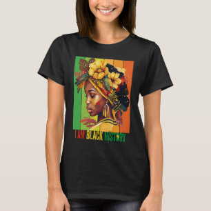 JAG ÄR BLACK HISTORY Women Girls Black Queen Month T Shirt