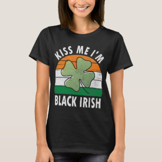 Jag är Black Irish Shirt Funny Saint Patricks Day  T Shirt